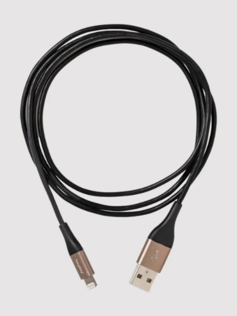 Heyday Lightning to USB-A Cable - Black and Gold
